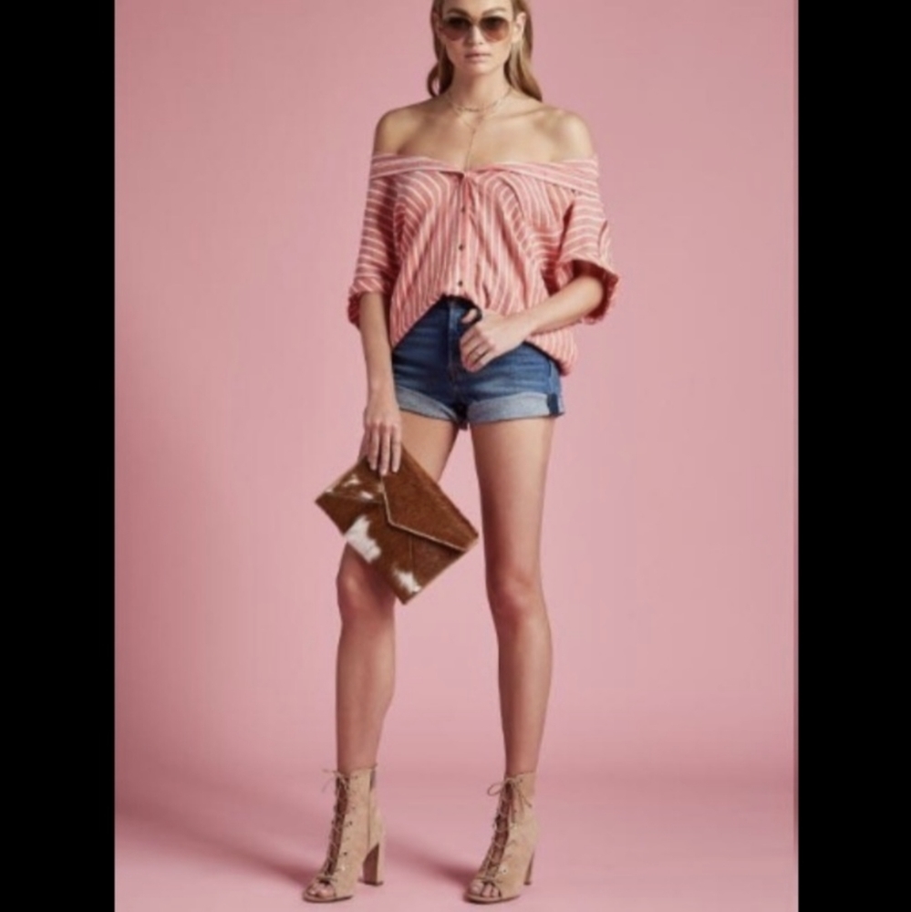 BCBGeneration | Lace Up Open Toe Genuine Suede Leather Booties - Picture 2 of 11